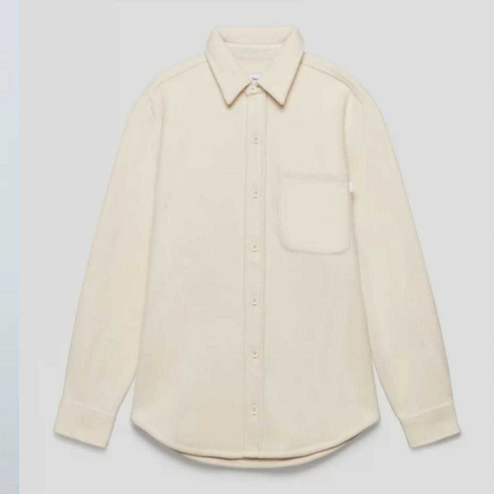 Aritzia polar shirt jacket